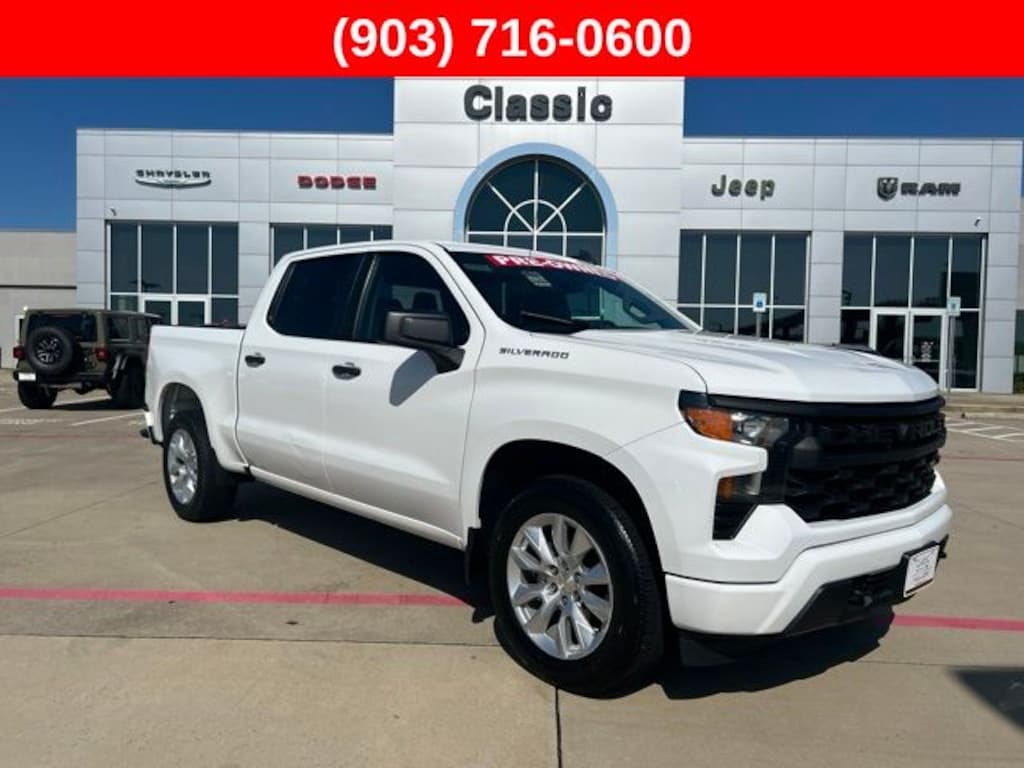 Used 2023 Chevrolet Silverado 1500 Custom Truck Crew Cab