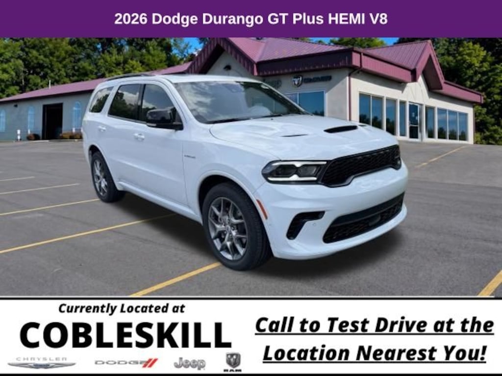 New 2026 Dodge Durango GT Plus Hemi V8 Sport Utility