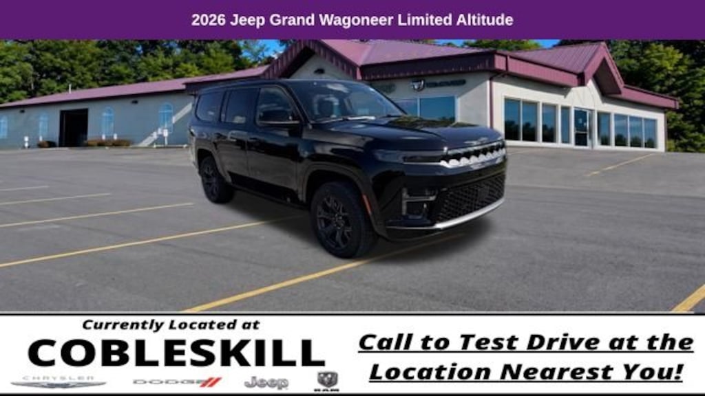 New 2026 Jeep Grand Wagoneer Limited Altitude Sport Utility