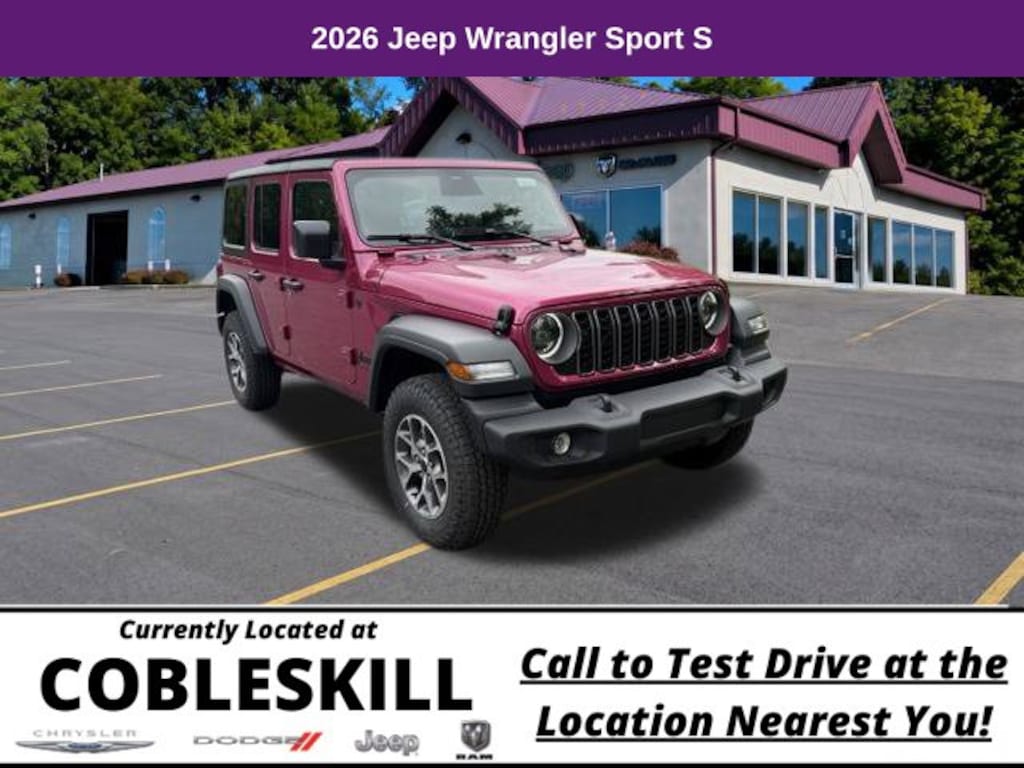 New 2026 Jeep Wrangler Sport S Sport Utility