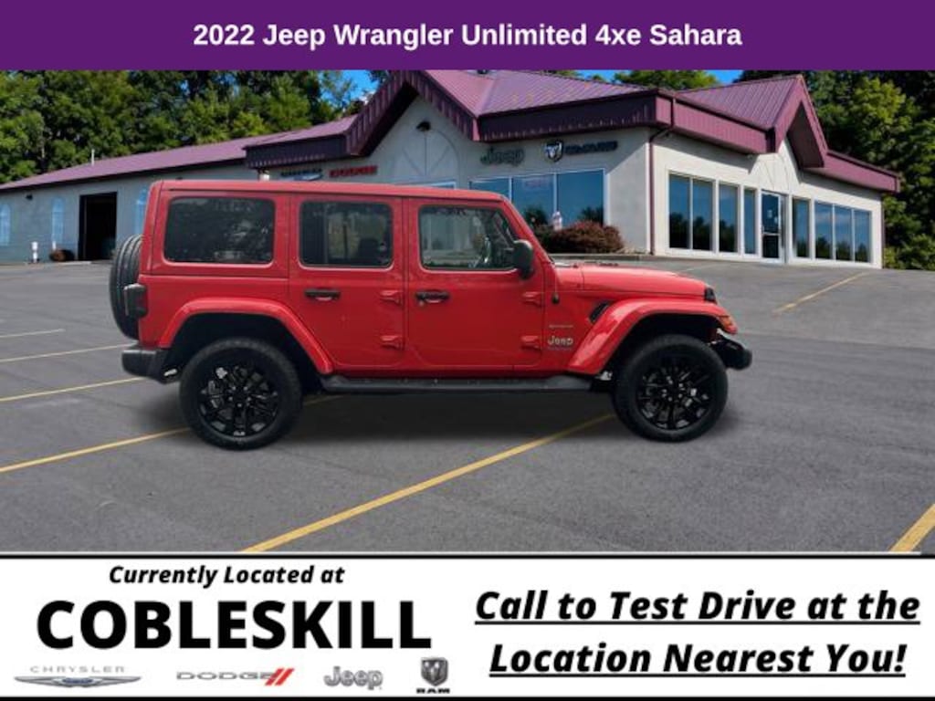Used 2022 Jeep Wrangler Unlimited Sahara 4xe SUV