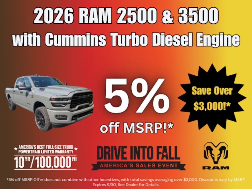 New 2026 Ram 2500 Big Horn Pickup