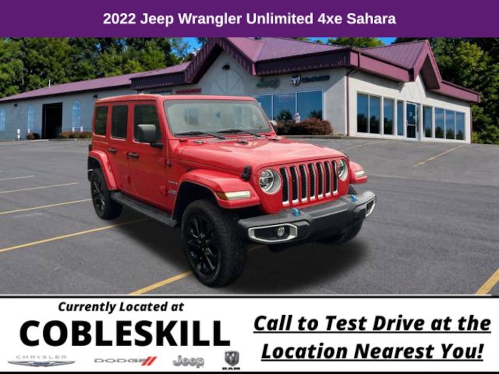 Used 2022 Jeep Wrangler Unlimited Sahara 4xe SUV
