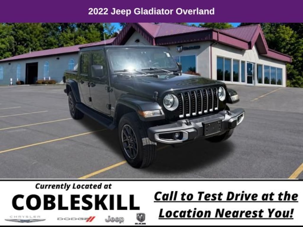 Used 2022 Jeep Gladiator Overland Truck Crew Cab