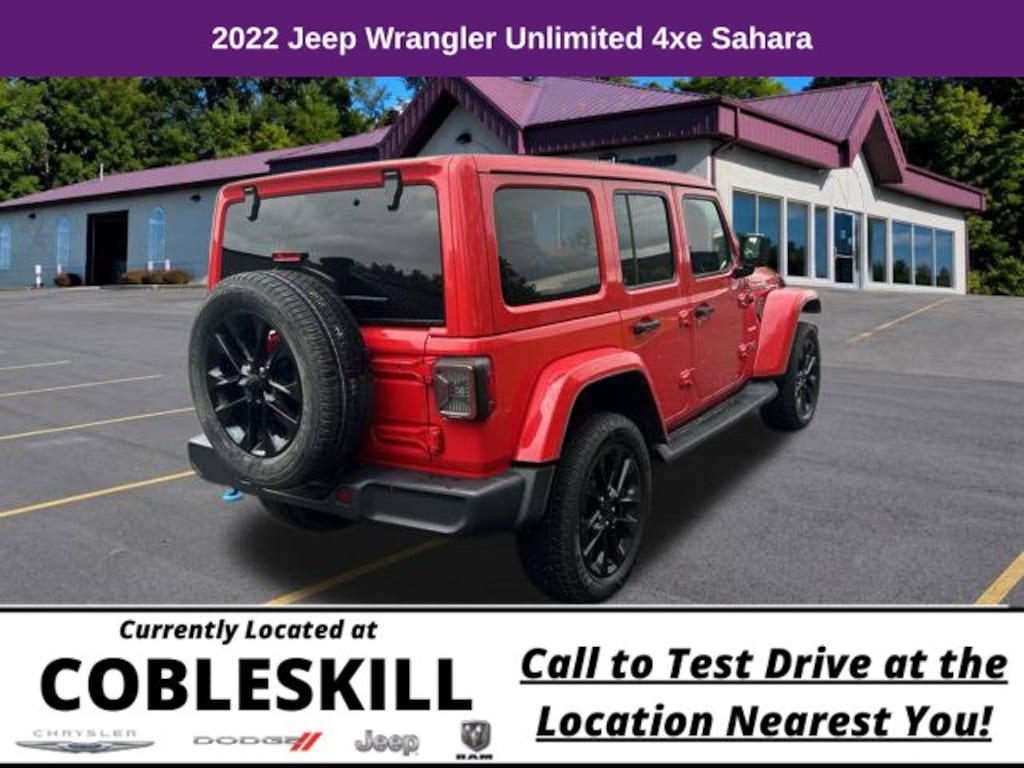 Used 2022 Jeep Wrangler Unlimited Sahara 4xe SUV