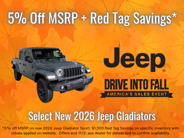 New 2026 Jeep Gladiator Sport S Pickup