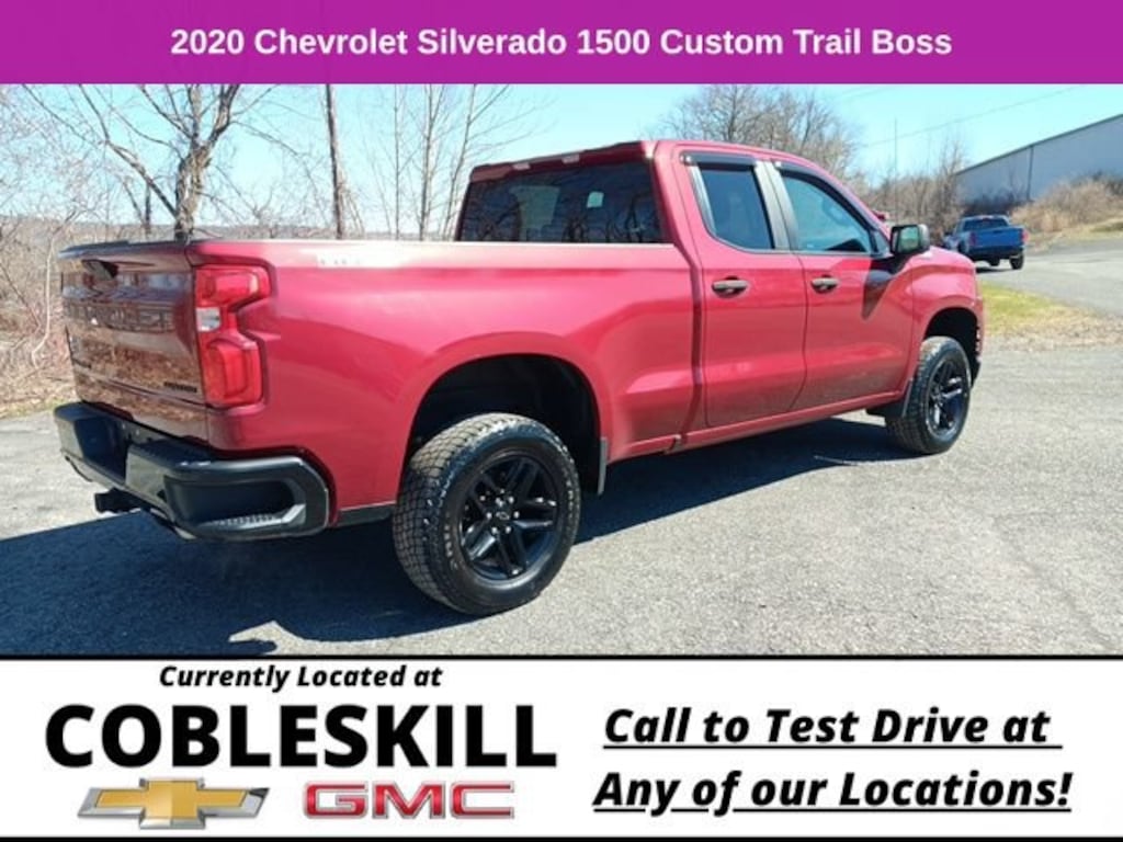 Used 2020 Chevrolet Silverado 1500 Custom Trail Boss Truck Double Cab