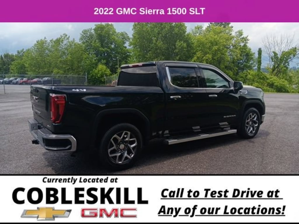 Used 2022 GMC Sierra 1500 SLT Truck Crew Cab