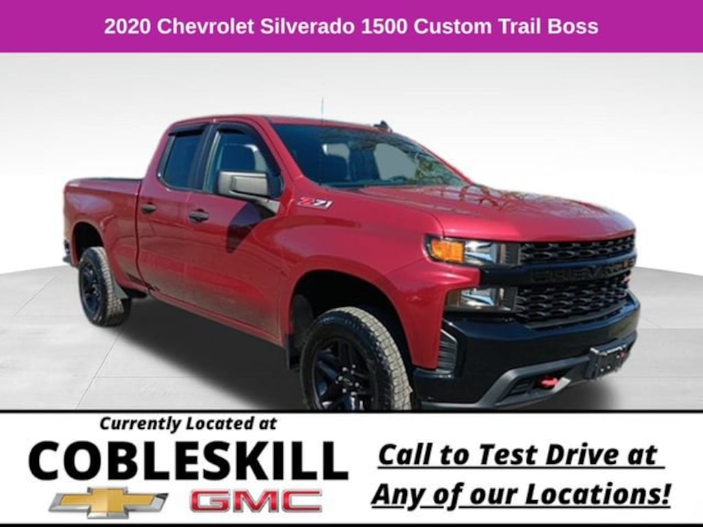 Used 2020 Chevrolet Silverado 1500 Custom Trail Boss Truck
