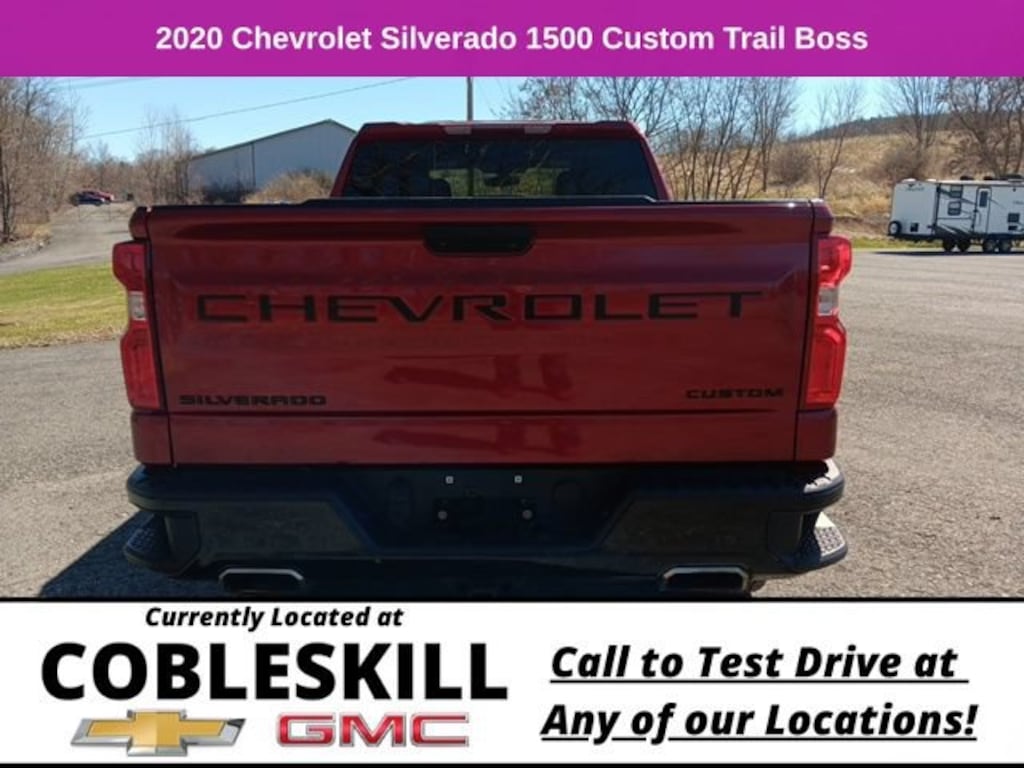 Used 2020 Chevrolet Silverado 1500 Custom Trail Boss Truck