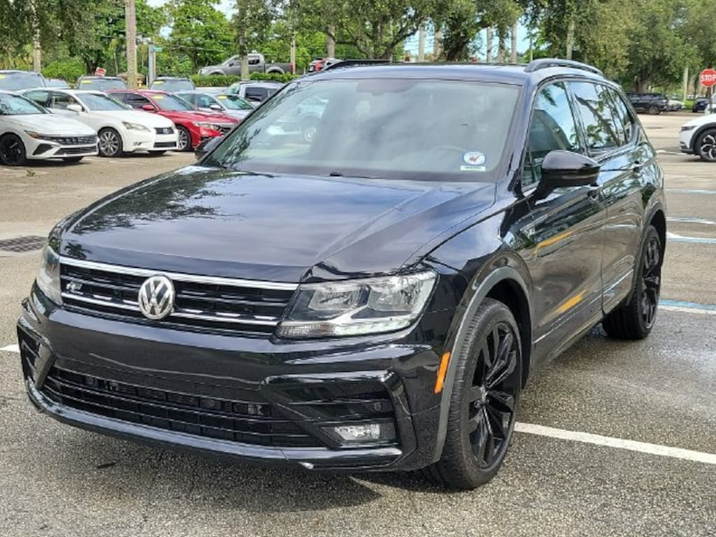 Used 2021 Volkswagen Tiguan 2.0T SE R-Line Black SUV