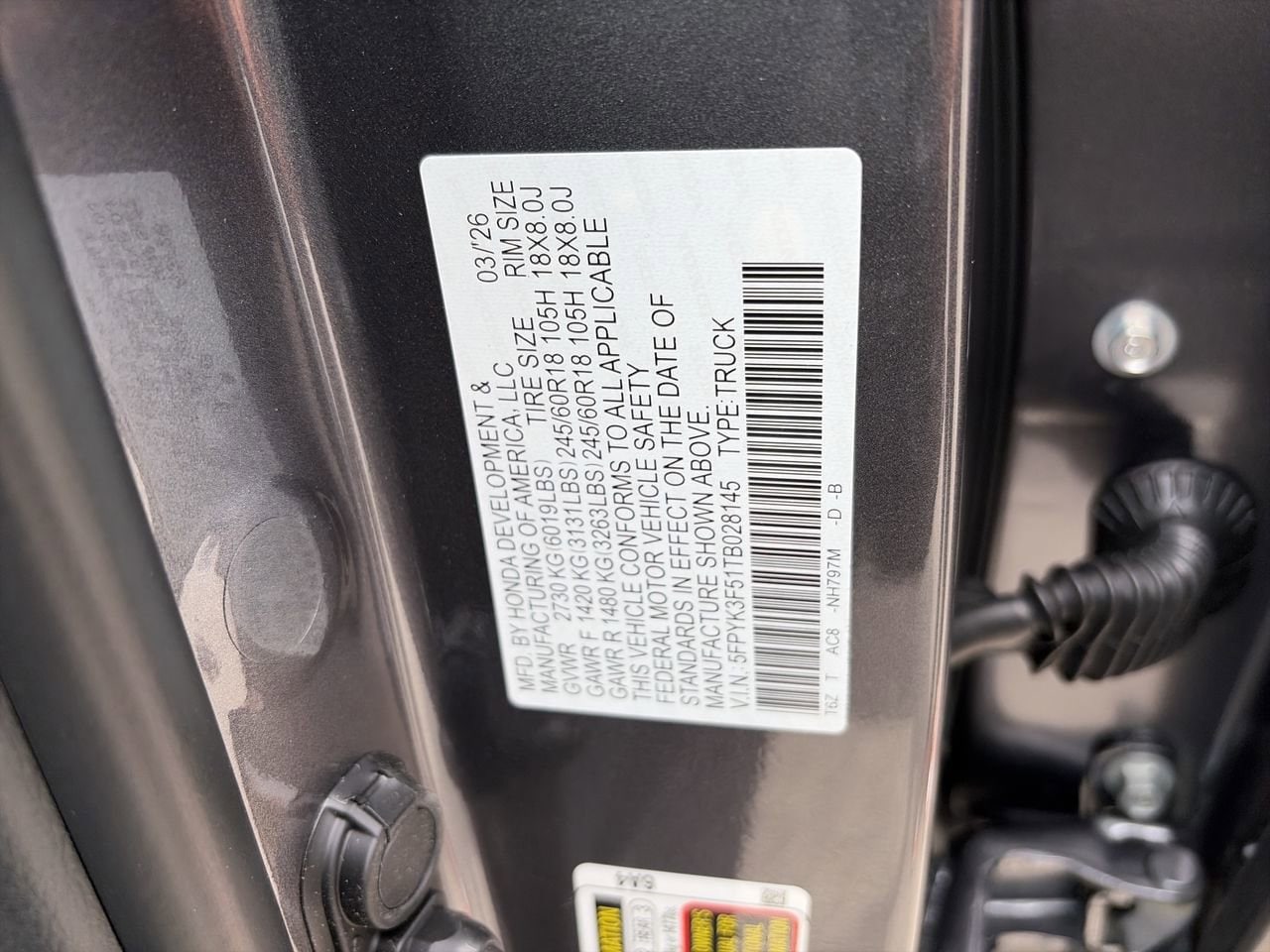 2026 Honda Ridgeline RTL - Photo 24