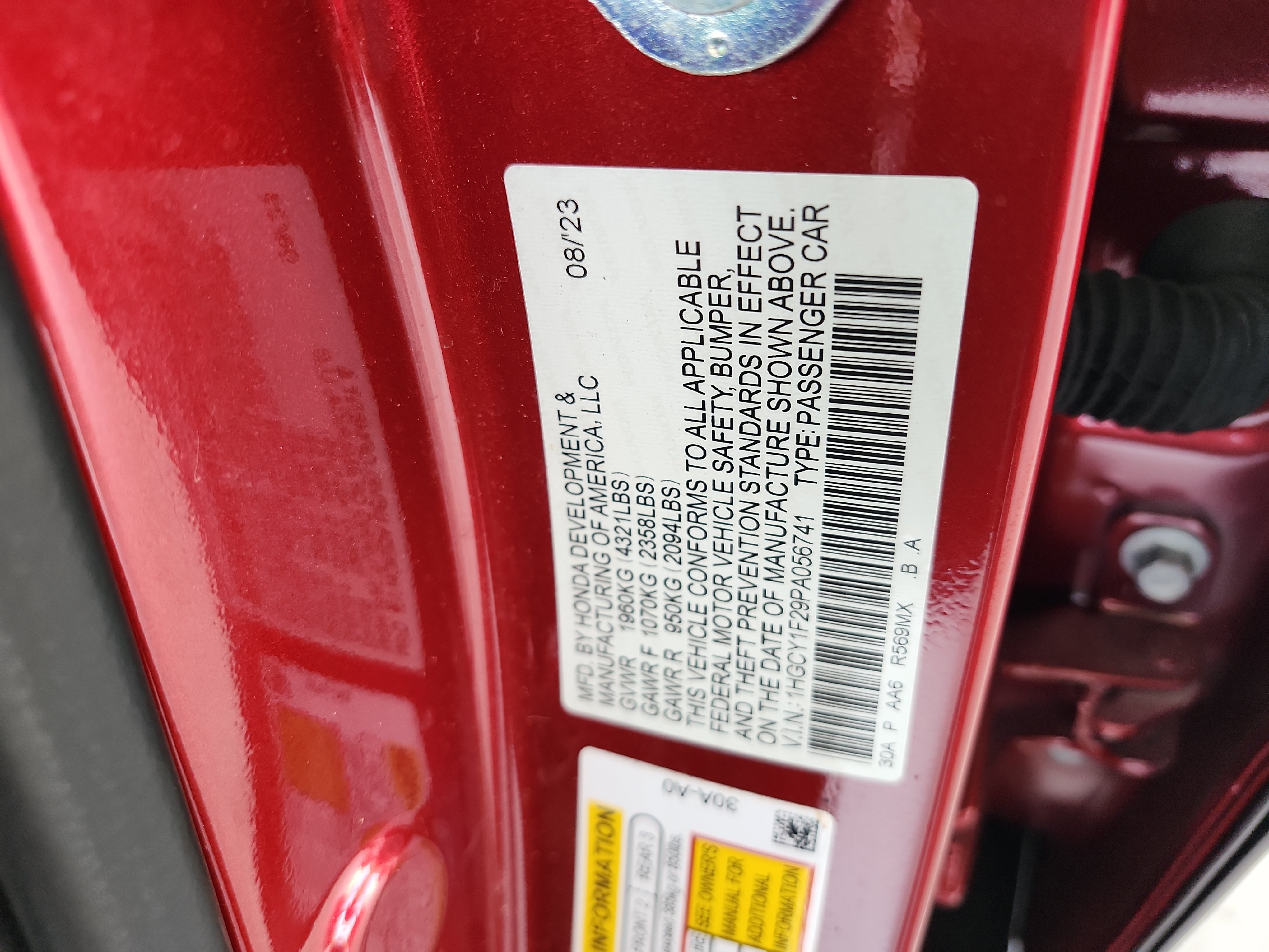 2023 Honda Accord LX - Photo 23