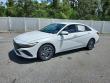 New 2026 Hyundai Elantra Hybrid Blue Sedan