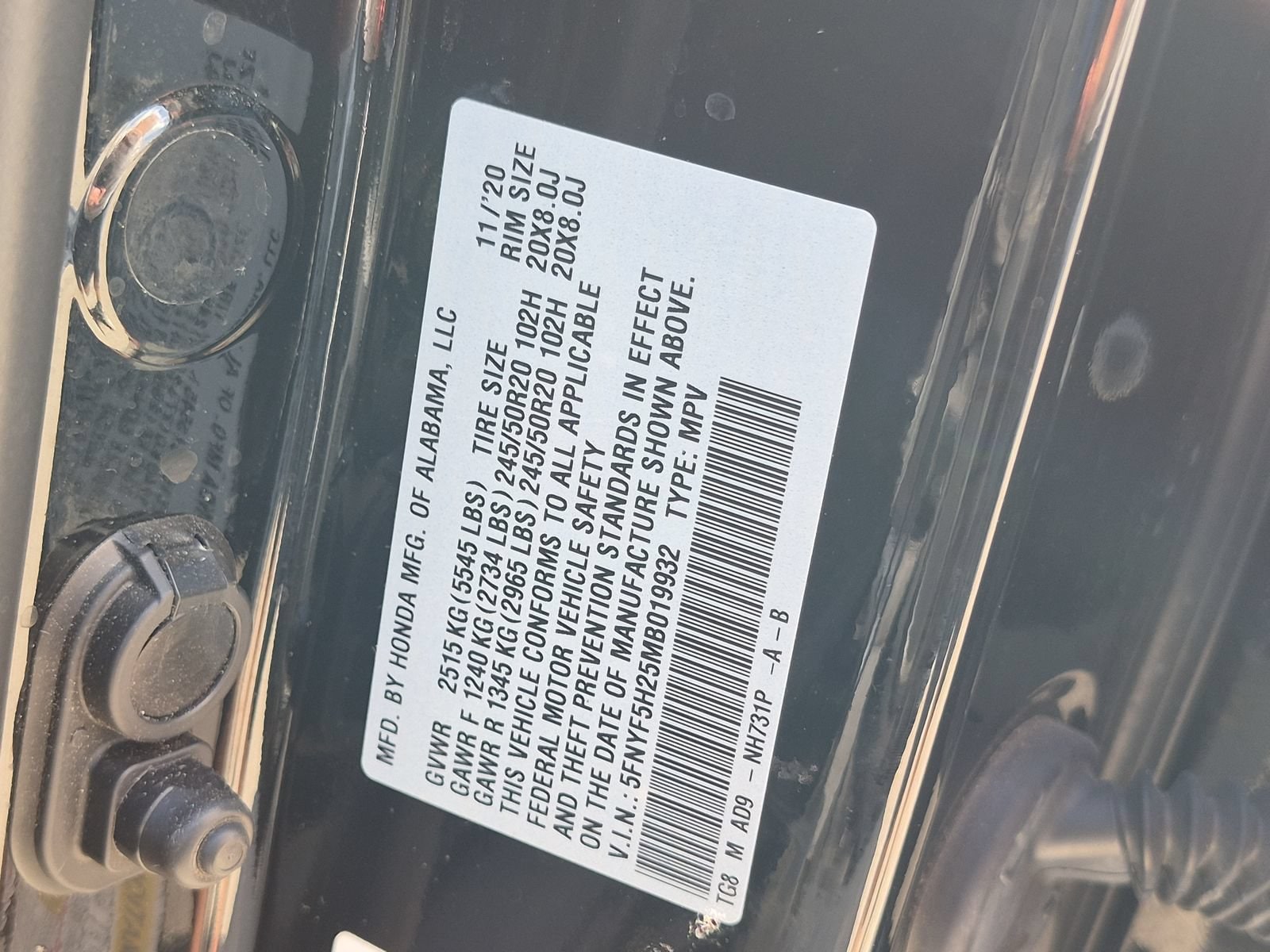2021 Honda Pilot SE - Photo 26