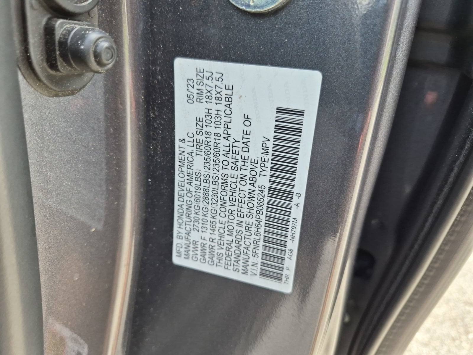 2023 Honda Odyssey EX-L - Photo 26