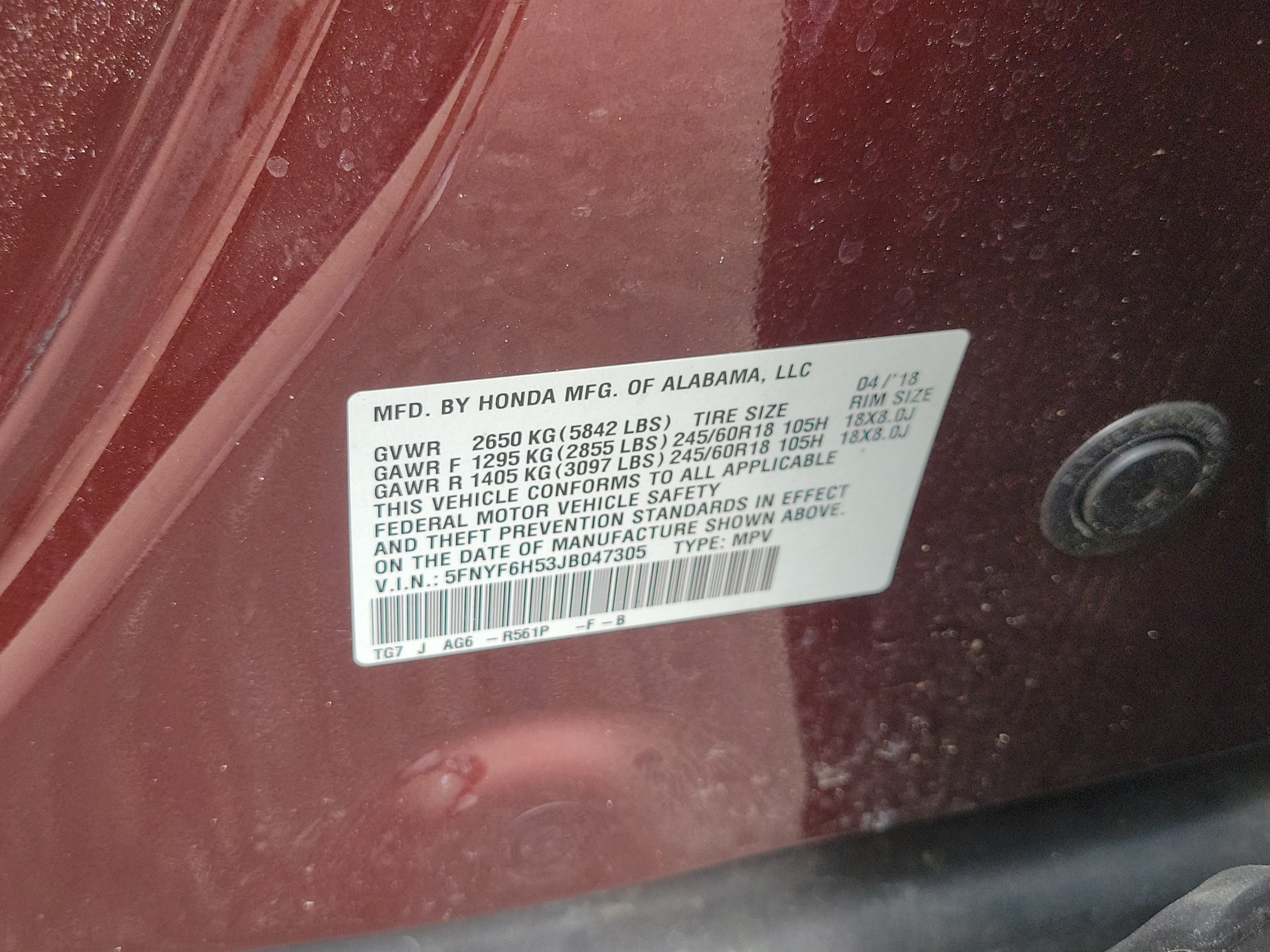 2018 Honda Pilot EX-L - Photo 35