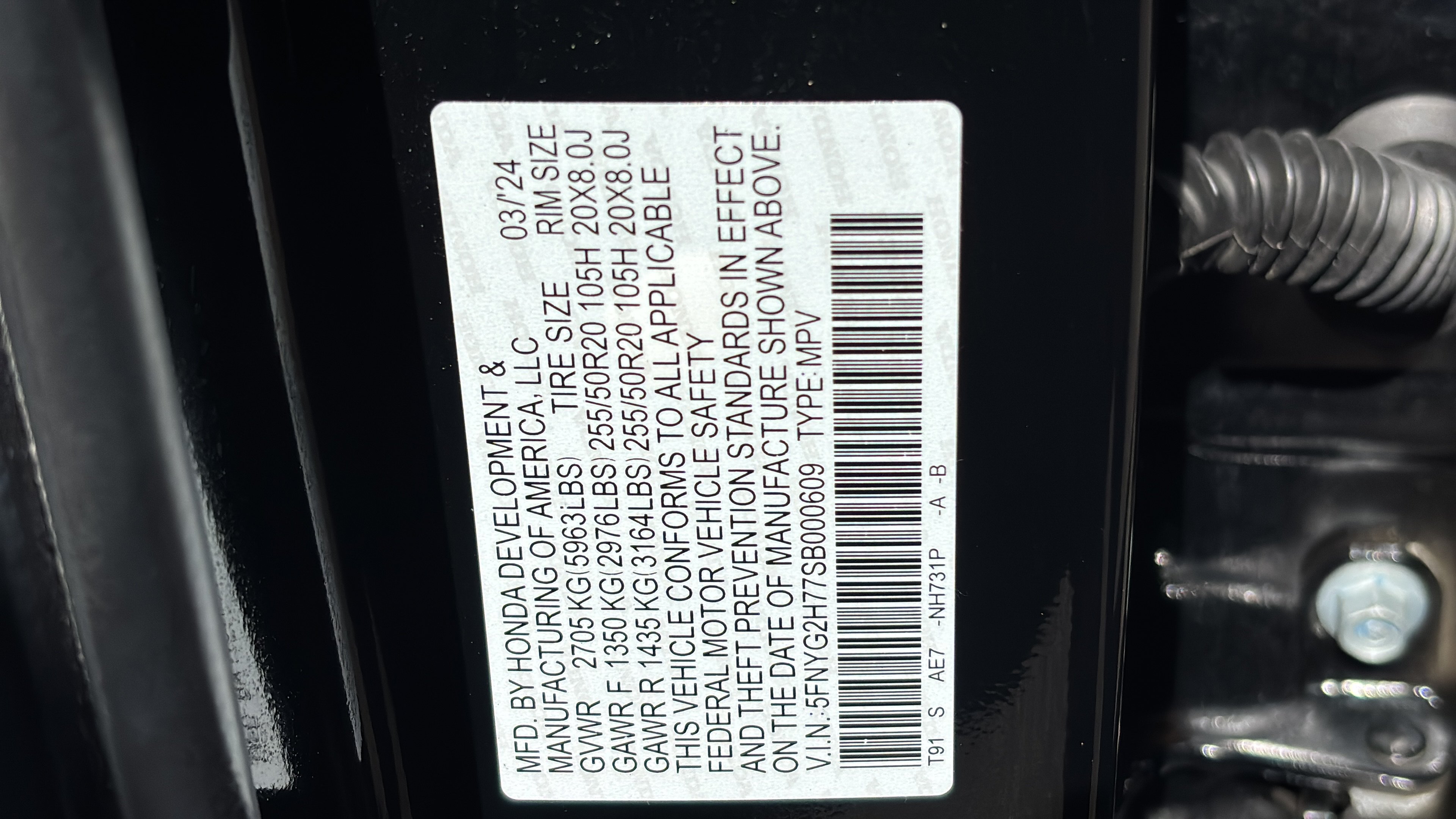 2025 Honda Pilot Touring - Photo 23