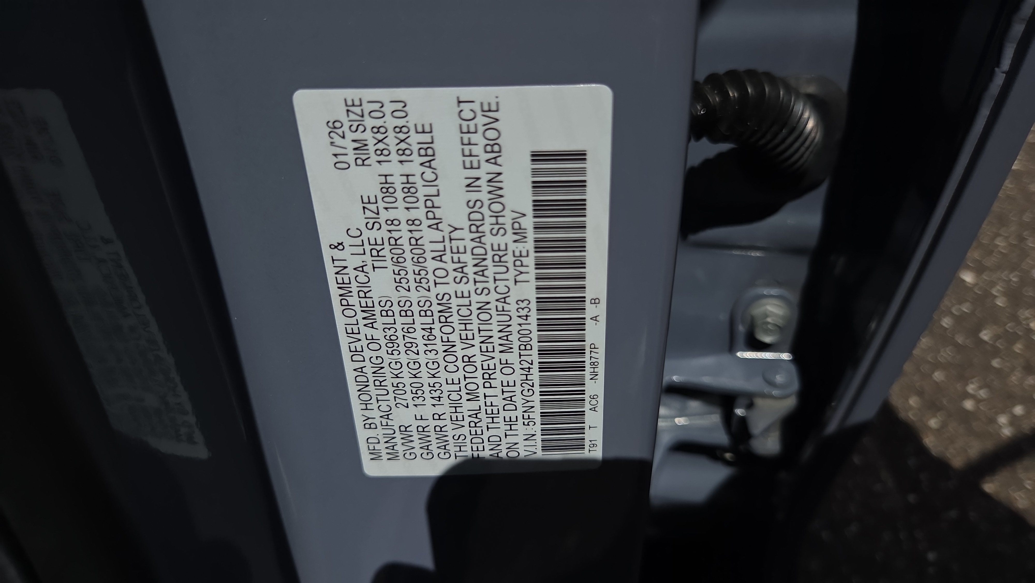 2026 Honda Pilot EX-L - Photo 19