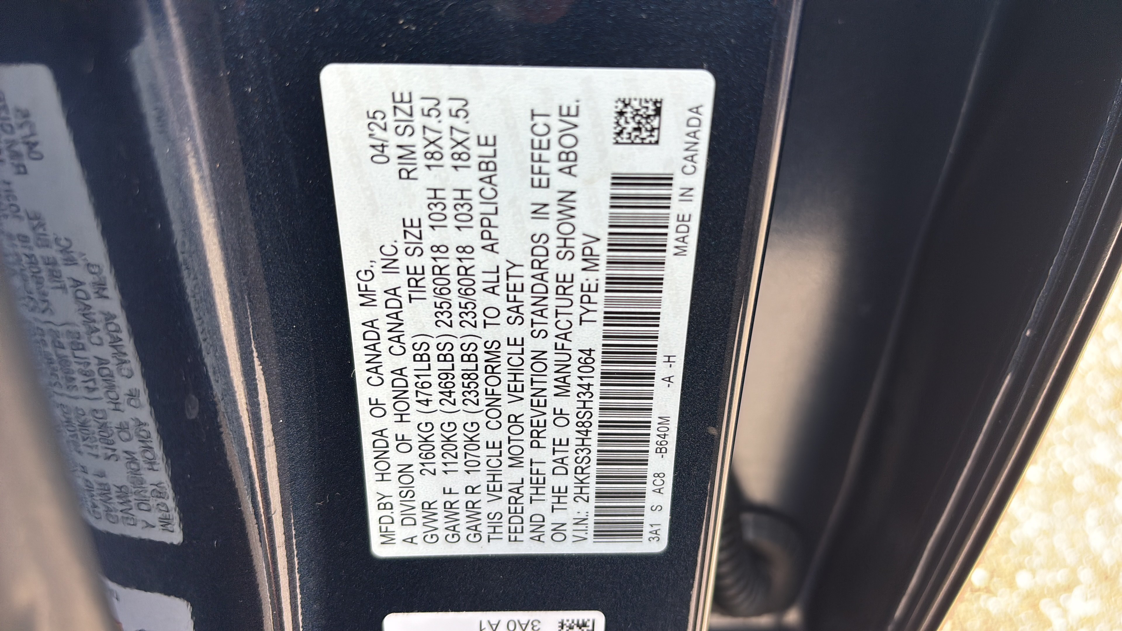 2025 Honda CR-V EX - Photo 21
