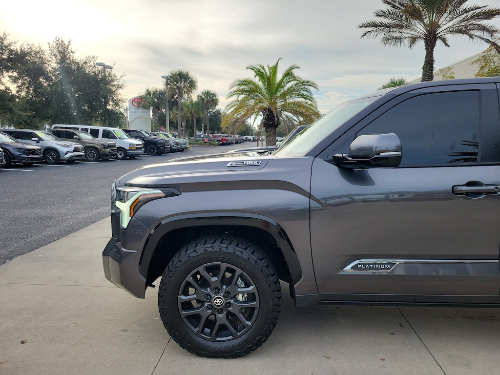 Certified 2025 Toyota Tundra i-FORCE MAX Platinum Truck CrewMax