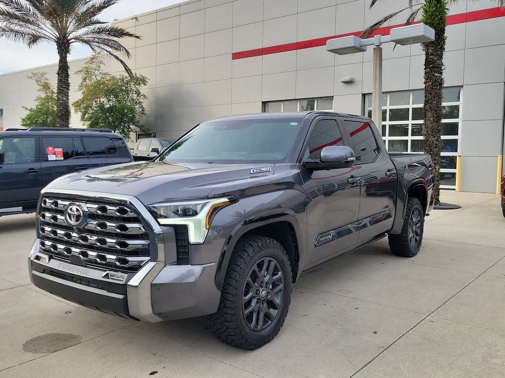 Certified 2025 Toyota Tundra i-FORCE MAX Platinum Truck CrewMax