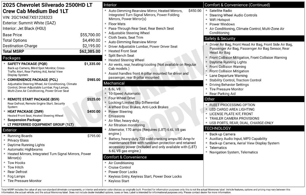 Used 2025 Chevrolet Silverado 2500 HD LT Truck