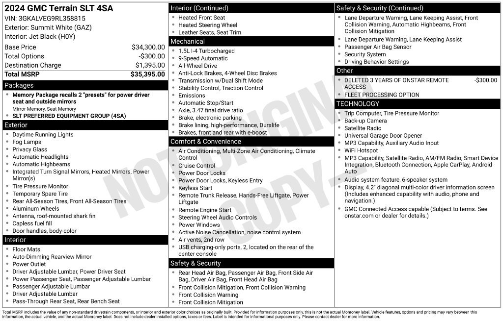 Used 2024 GMC Terrain SLT SUV