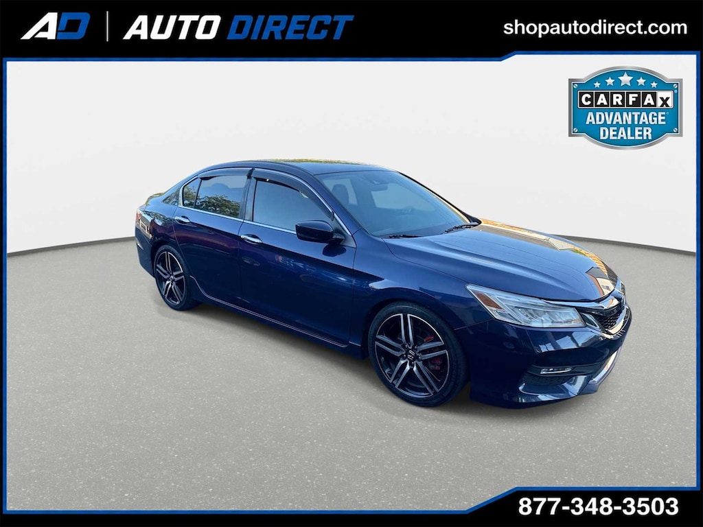 Used 2016 Honda Accord Sedan Sport I4 CVT w/Honda Sensing