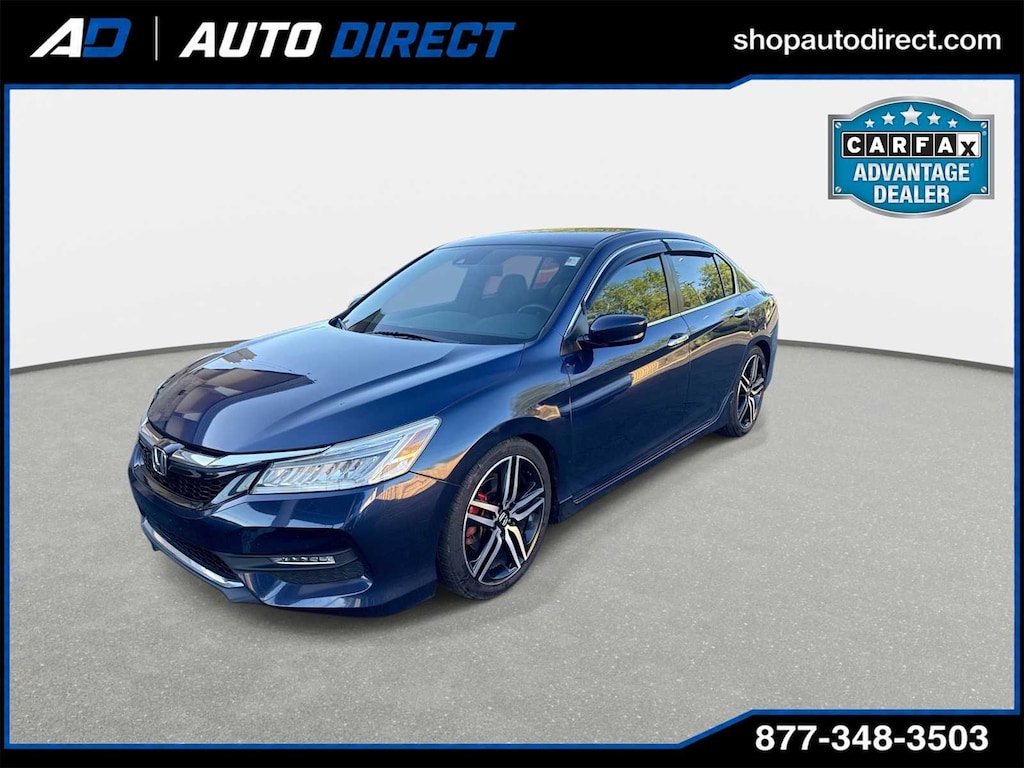 Used 2016 Honda Accord Sedan Sport I4 CVT w/Honda Sensing