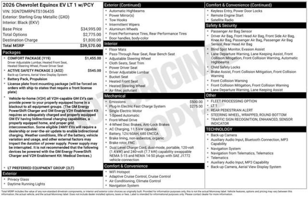 Used 2026 Chevrolet Equinox EV LT SUV
