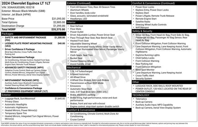 Used 2024 Chevrolet Equinox LT SUV