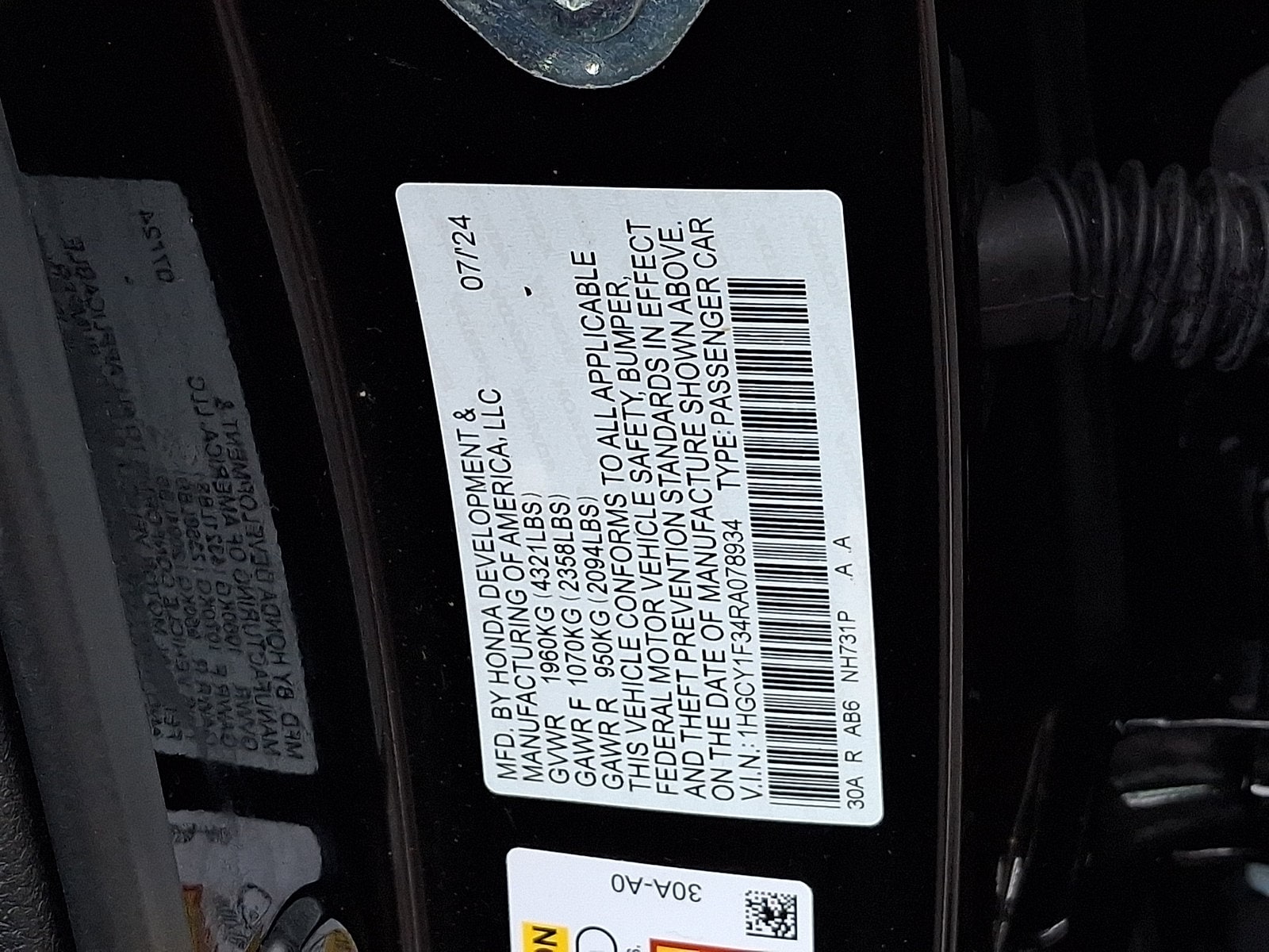 2024 Honda Accord EX - Photo 27