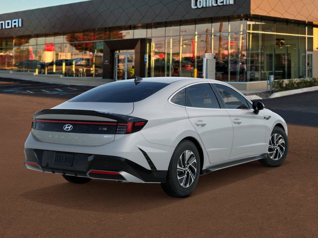 New 2026 Hyundai Sonata Hybrid Blue Sedan