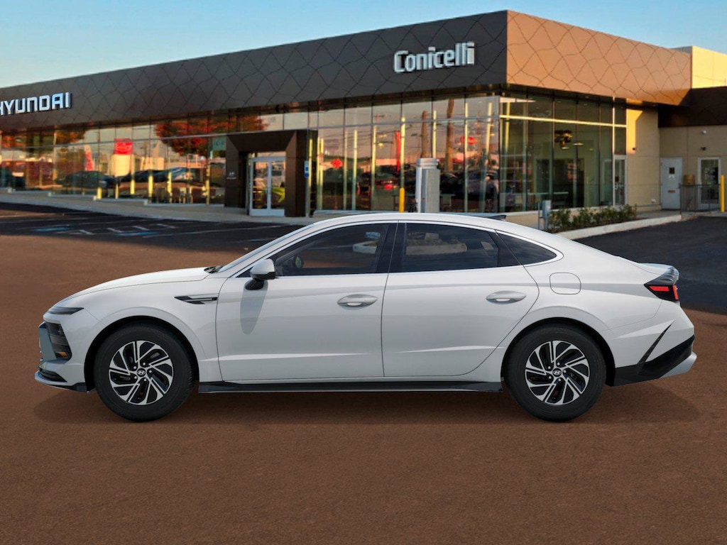 New 2026 Hyundai Sonata Hybrid Blue Sedan