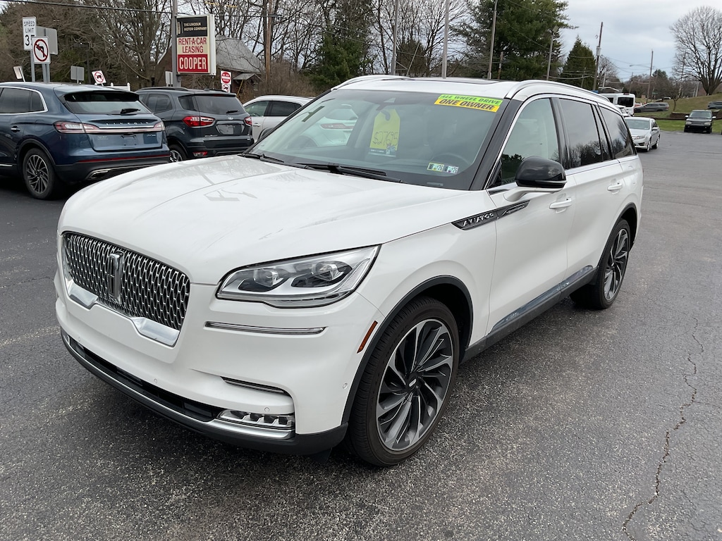 Used 2021 Lincoln Aviator Reserve AWD with Navigation and Pano Moon Roof Reserve AWD