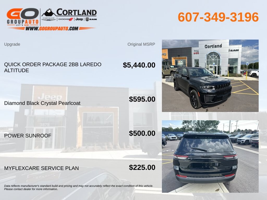 New 2026 Jeep Grand Cherokee LAREDO ALTITUDE 4X4 Sport Utility