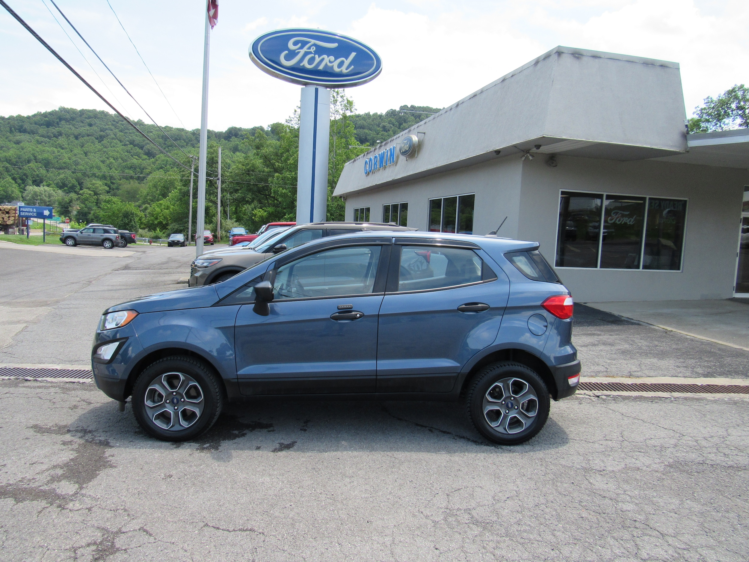 Used 2021 Ford EcoSport S with VIN MAJ6S3FL8MC418758 for sale in Mannington, WV