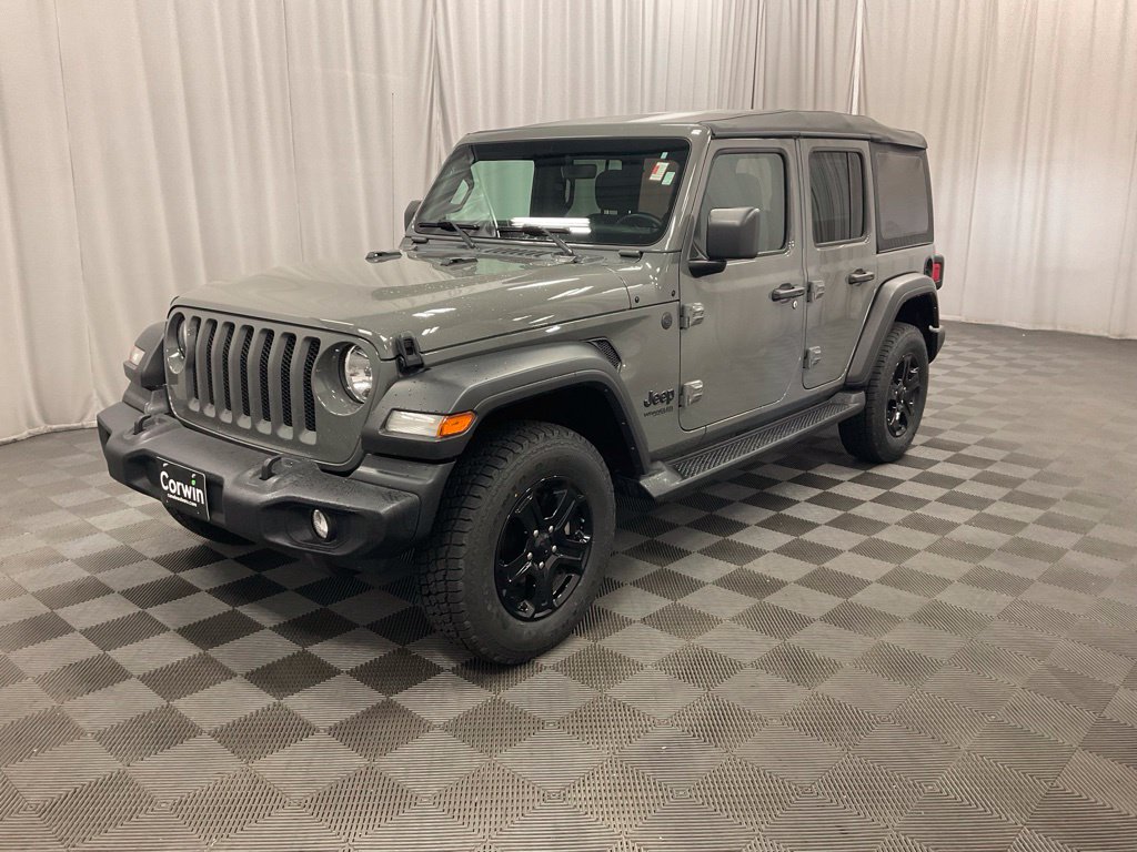 Used 2022 Jeep Wrangler Unlimited Sport S with VIN 1C4HJXDGXNW240094 for sale in Moorhead, Minnesota