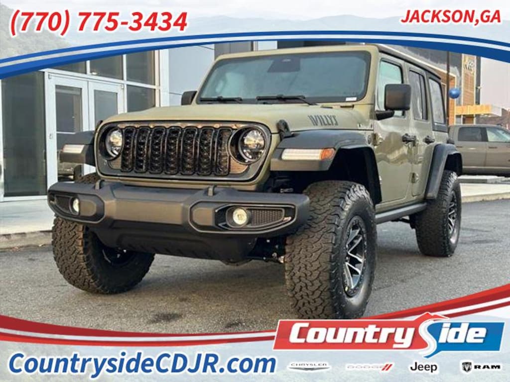 New 2026 Jeep Wrangler 4-DOOR WILLYS Sport Utility