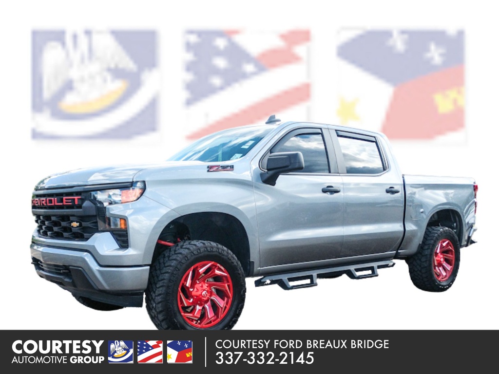 Used 2024 Chevrolet Silverado 1500 Custom Truck Crew Cab