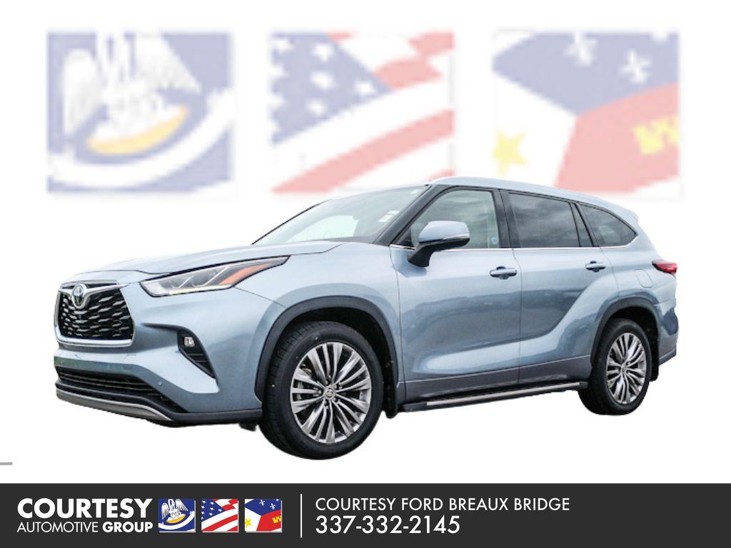 Featured Used 2021 Toyota Highlander Platinum Sport Utility for Sale in Breaux Bridge, LA