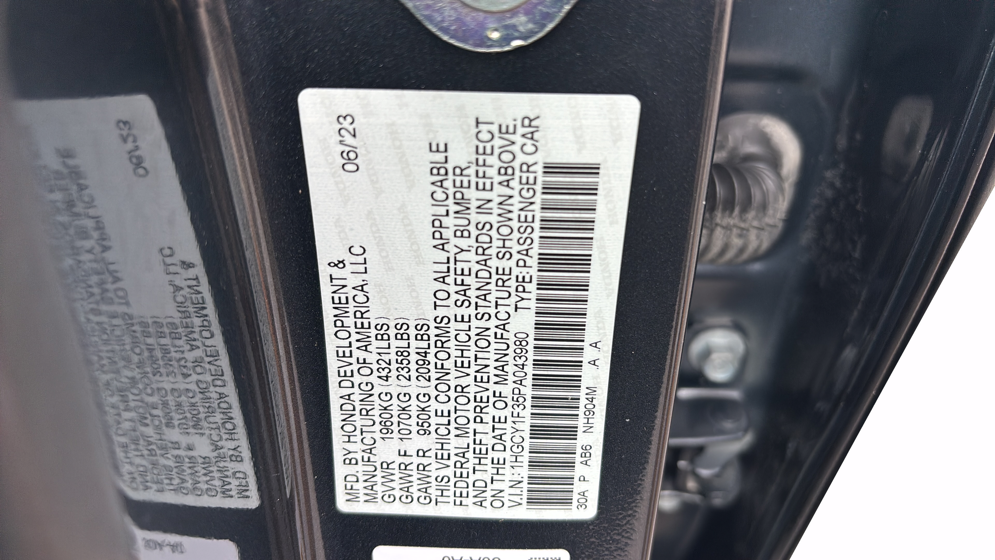 2023 Honda Accord EX - Photo 20