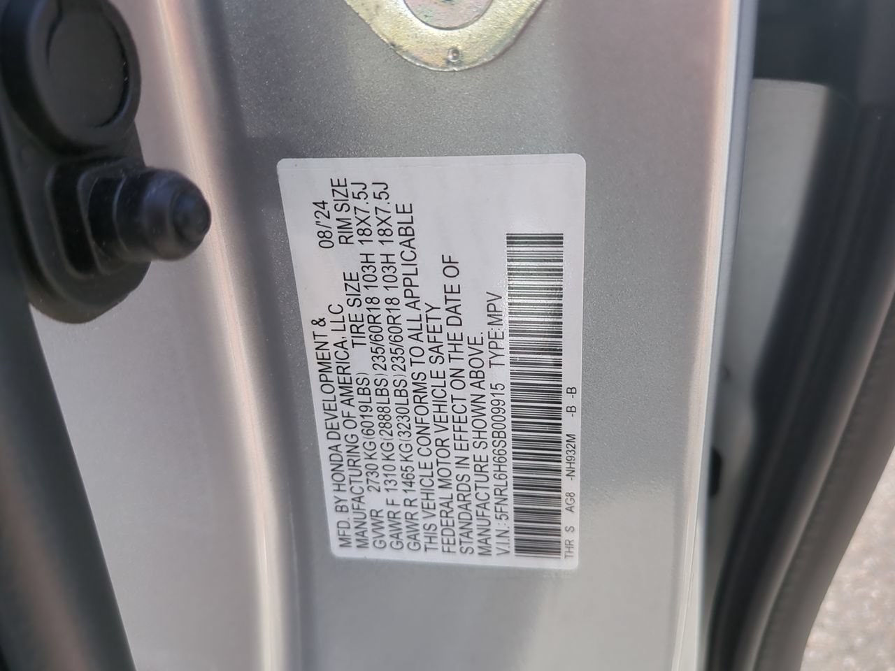 2025 Honda Odyssey EX-L - Photo 25