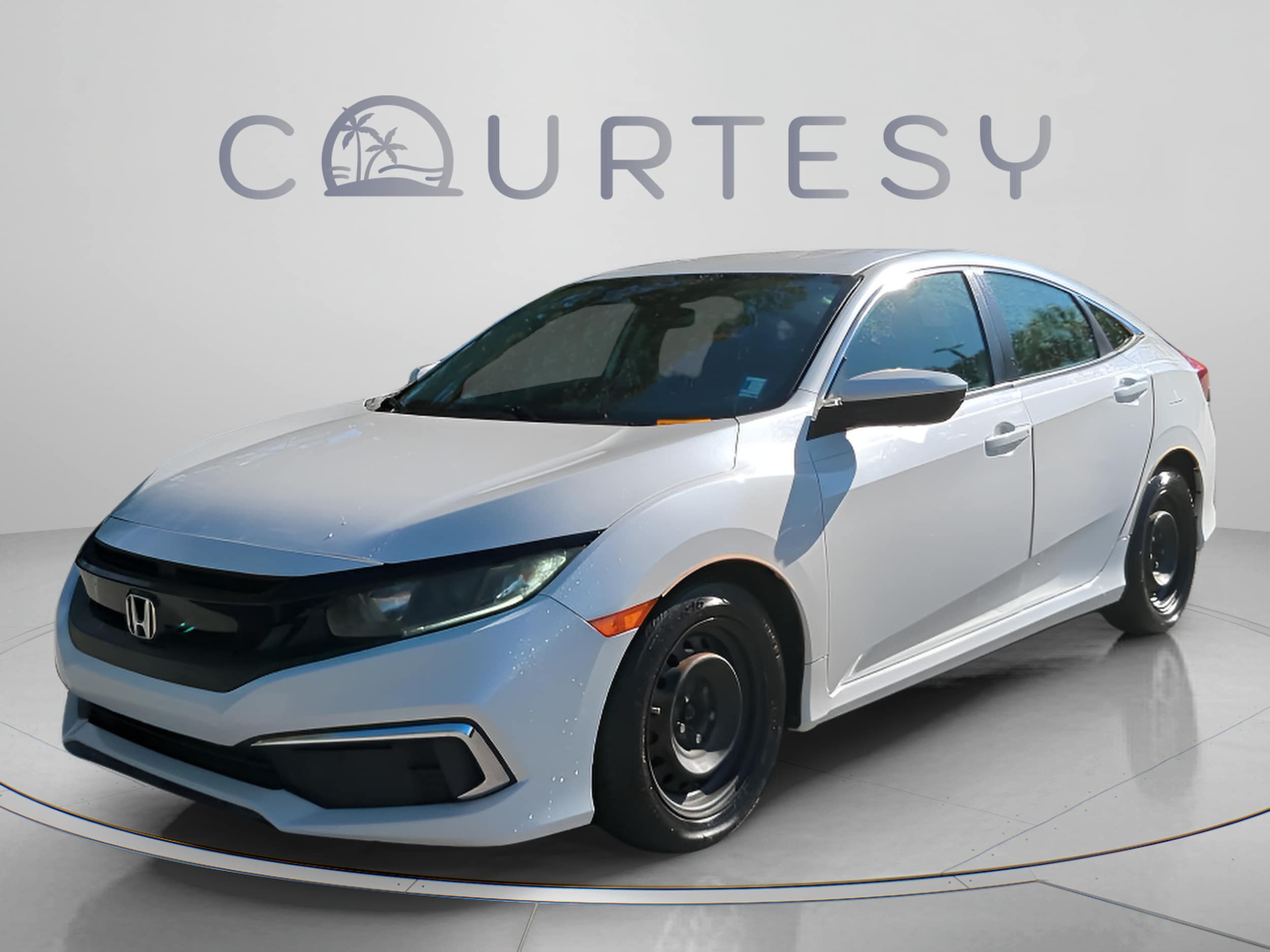 Used 2019 Honda Civic LX with VIN 19XFC2F66KE005772 for sale in Palm Harbor, FL