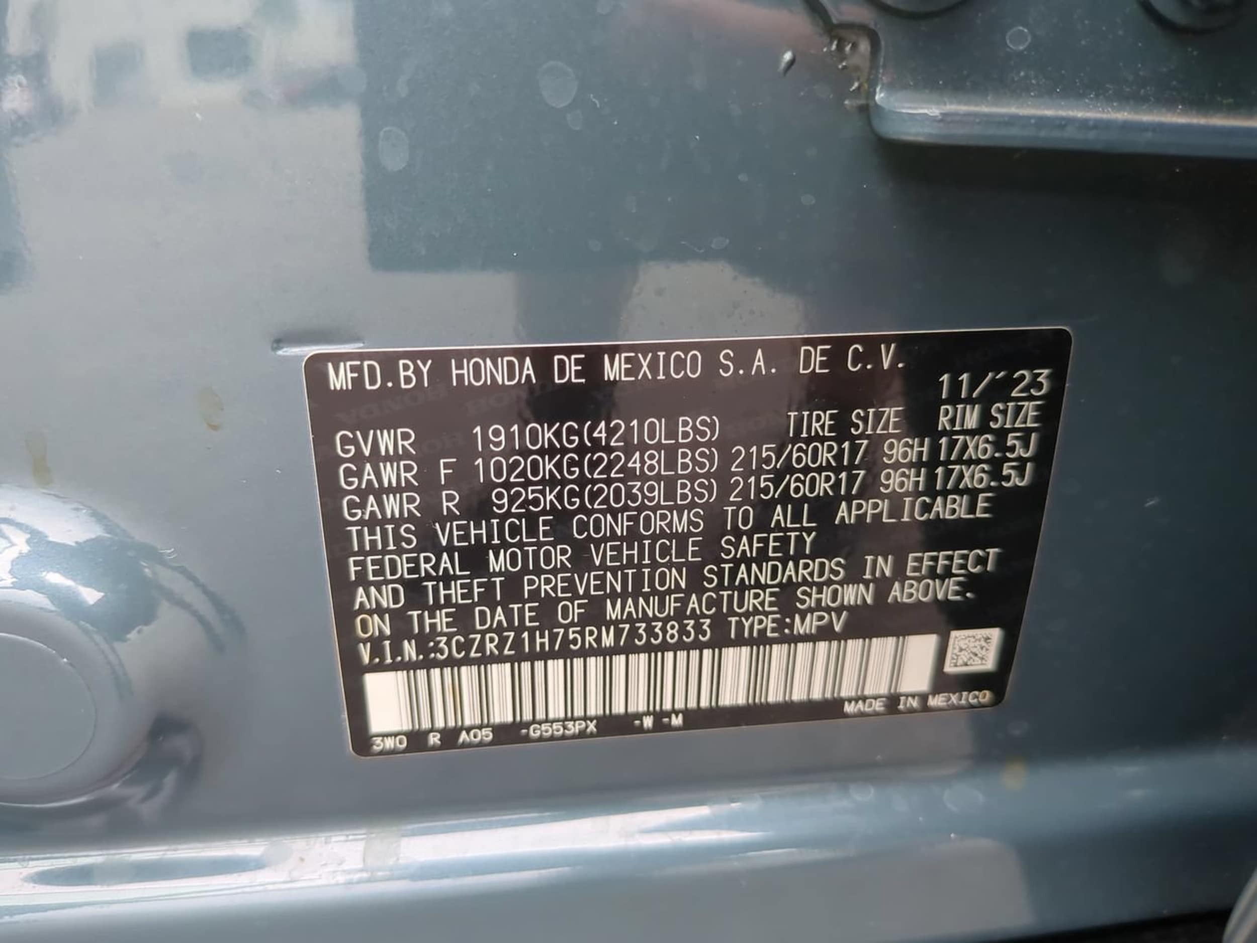 2024 Honda HR-V EX-L - Photo 30