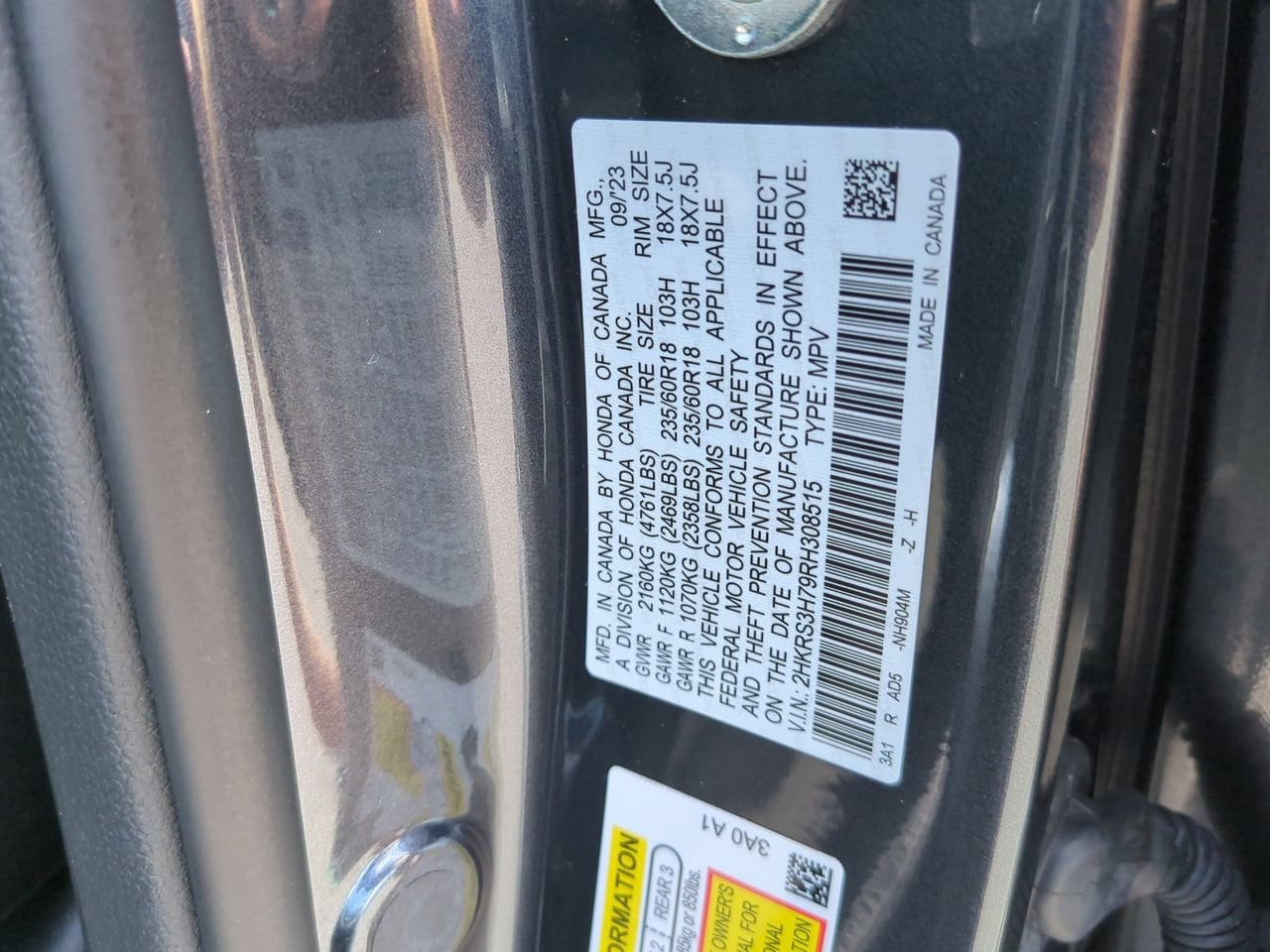 2024 Honda CR-V EX-L - Photo 24