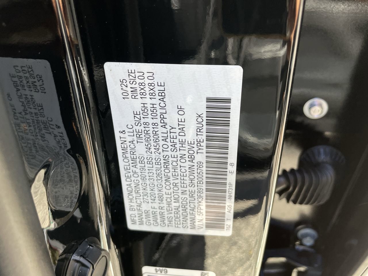 2026 Honda Ridgeline Black Edition - Photo 23