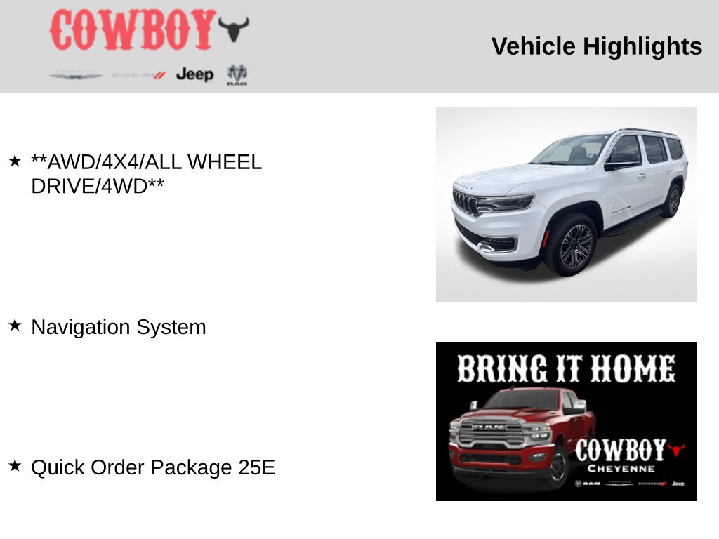 Certified 2025 Jeep Wagoneer Base SUV