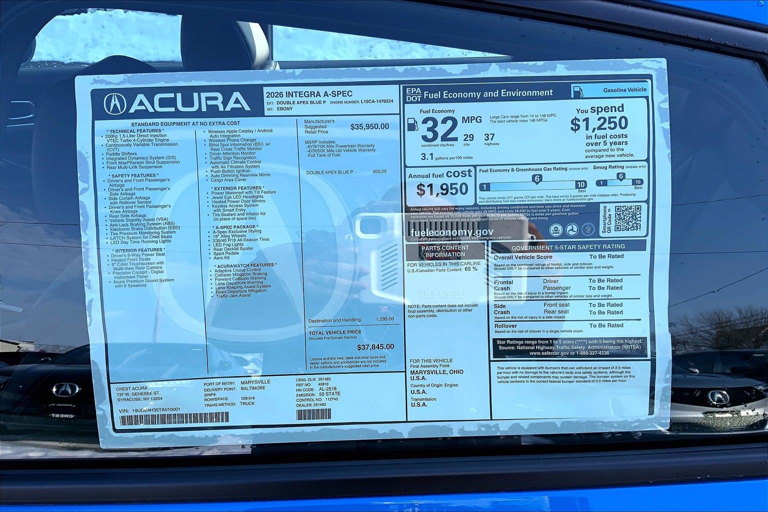 2026 Acura Integra A-Spec - Photo 19